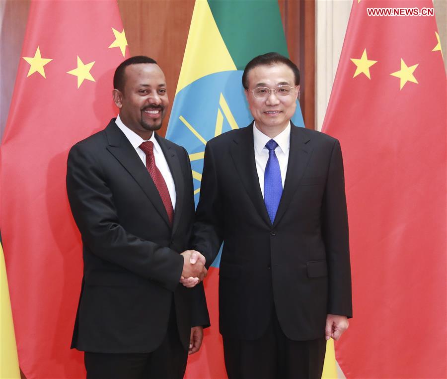 (BRF)CHINA-BEIJING-BELT AND ROAD FORUM-LI KEQIANG-ETHIOPIAN PM-MEETING (CN)   
