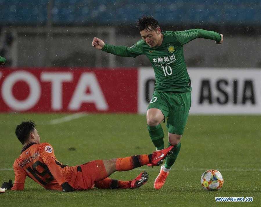 (SP)CHINA-BEIJING-SOCCER-AFC CHAMPIONS LEAGUE-GROUP G-BEIJING FC VS BURIRAM UNITED