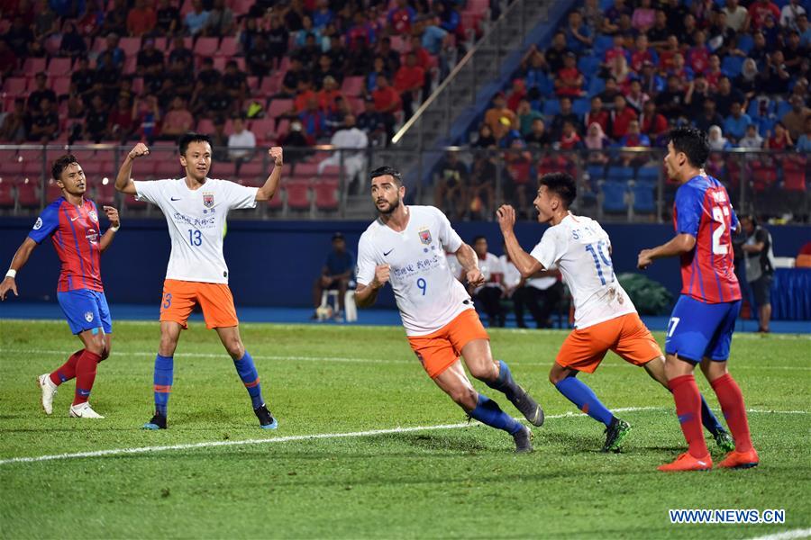 (SP)MALAYSIA-JOHOR BAHRU-AFC CHAMPIONS LEAGUE-SHANDONG LUNENG VS JOHOR DT