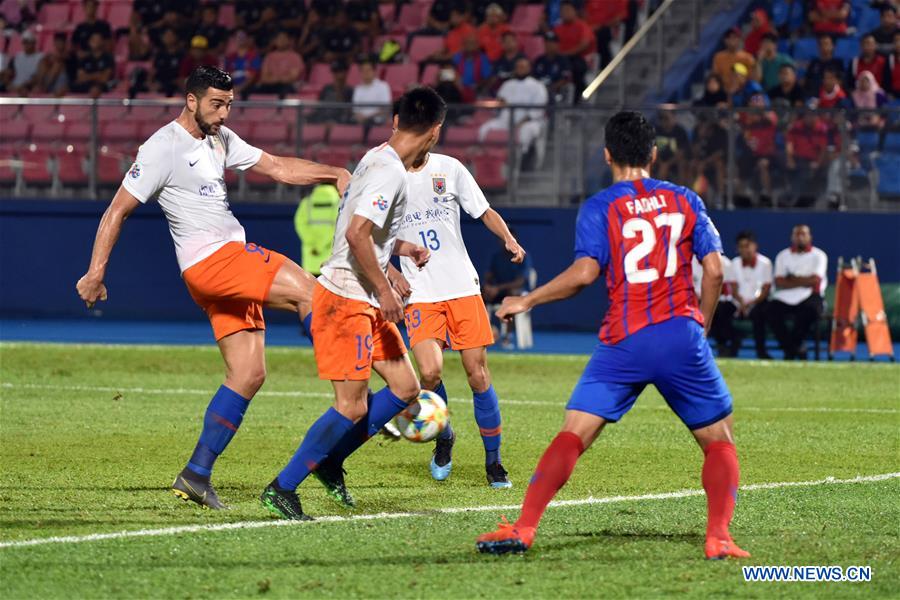 (SP)MALAYSIA-JOHOR BAHRU-AFC CHAMPIONS LEAGUE-SHANDONG LUNENG VS JOHOR DT