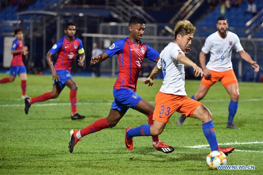 (SP)MALAYSIA-JOHOR BAHRU-AFC CHAMPIONS LEAGUE-SHANDONG LUNENG VS JOHOR DT