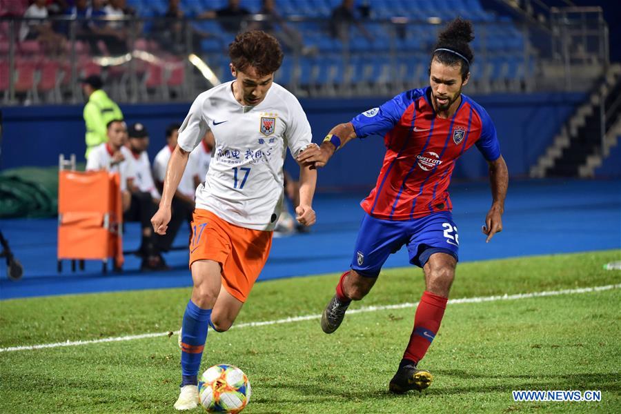 (SP)MALAYSIA-JOHOR BAHRU-AFC CHAMPIONS LEAGUE-SHANDONG LUNENG VS JOHOR DT