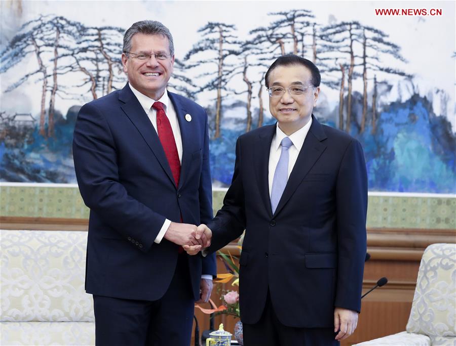 (BRF)CHINA-BEIJING-LI KEQIANG-EUROPEAN COMMISSION VP-MEETING (CN)