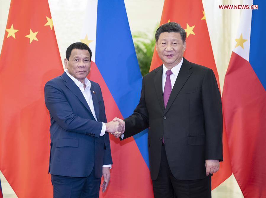 (BRF)CHINA-BEIJING-XI JINPING-PHILIPPINE PRESIDENT-MEETING (CN)