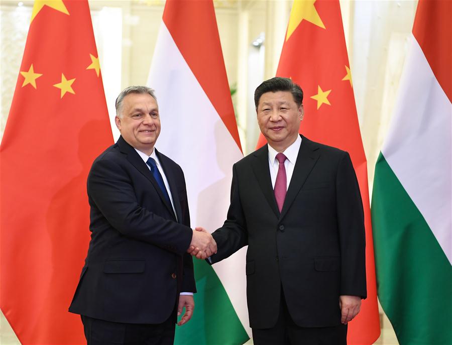 (BRF)CHINA-BEIJING-XI JINPING-HUNGARIAN PM-MEETING (CN)