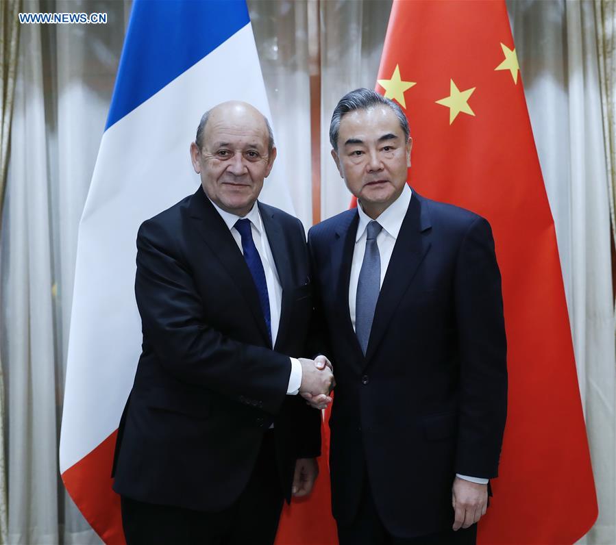 CHINA-BEIJING-WANG YI-FRENCH FM-MEETING (CN)