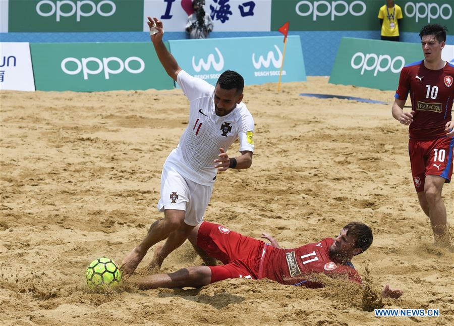 (SP)CHINA-HAIKOU-BEACH SOCCER