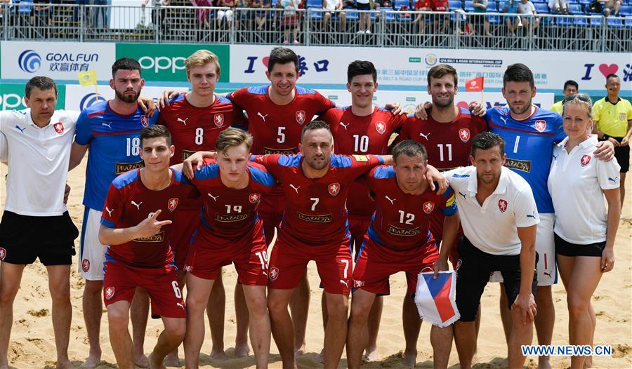 (SP)CHINA-HAIKOU-BEACH SOCCER