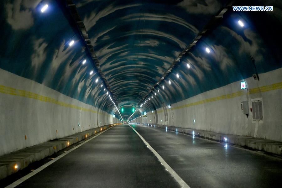 World's highest highway tunnel opens to traffic in China's Tibet