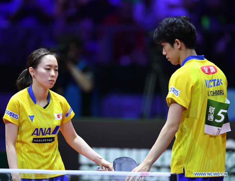 Highlights of mixed doubles finals match at 2019 ITTF World Table Tennis Championships Xinhua