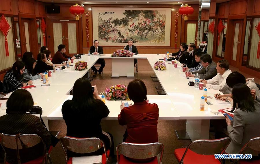 U.S.-CHICAGO-BRI-ZHAO JIAN-PRESS RECEPTION