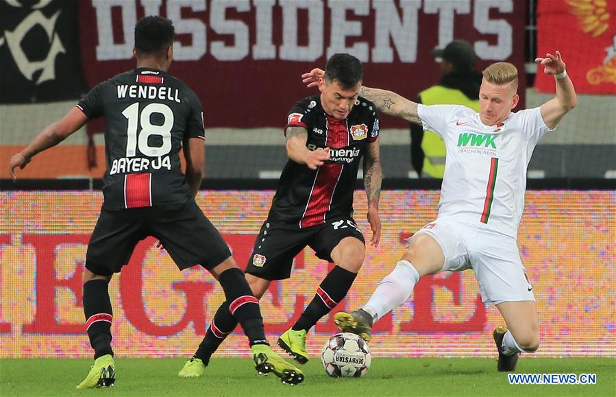 Leverkusen rally to beat Augsburg 41 in German Bundesliga Xinhua English.news.cn