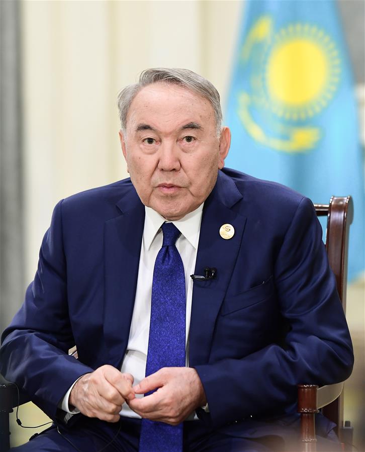 (BRF)CHINA-BEIJING-BELT AND ROAD FORUM-KAZAKHSTAN-NAZARBAYEV-INTERVIEW (CN)