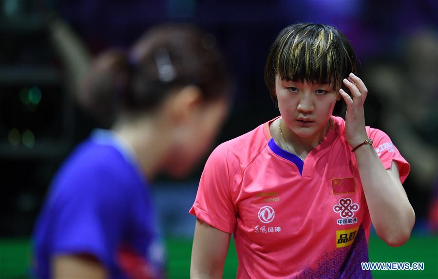 Highlights of women's singles final match at 2019 ITTF World Table Tennis Championships Xinhua