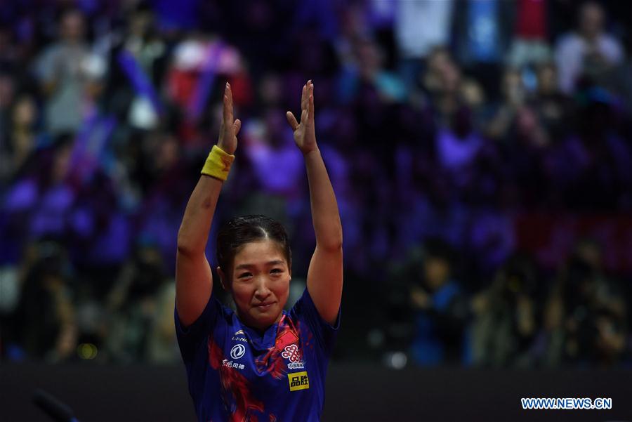 Highlights of women's singles final match at 2019 ITTF World Table Tennis Championships Xinhua