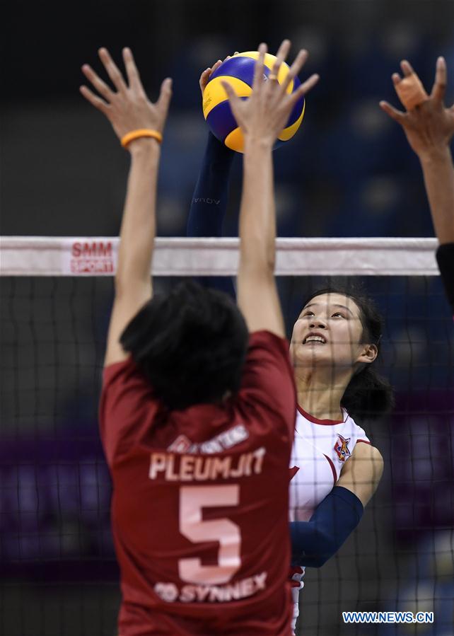 (SP)CHINA-TIANJIN-VOLLEYBALL-ASIAN WOMEN'S CLUB CHAMPIONSHIP