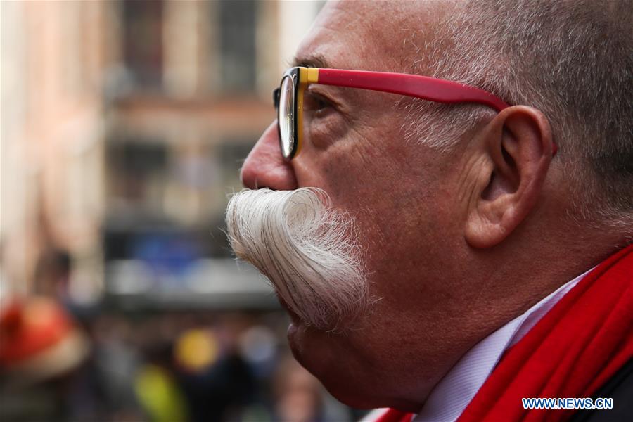 BELGIUM-BRUSSELS-MOUSTACHE