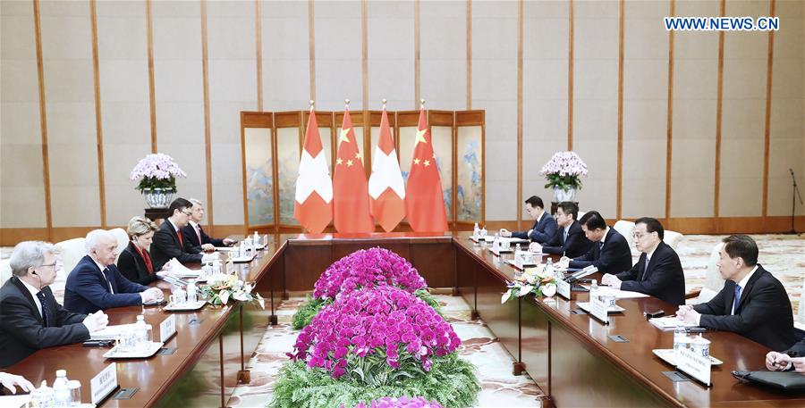 CHINA-BEIJING-LI KEQIANG-SWITZERLAND-MEETING (CN)