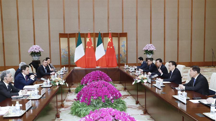 CHINA-BEIJING-LI KEQIANG-ITALY-MEETING (CN)