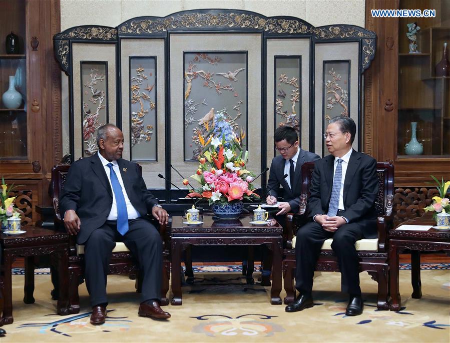 CHINA-BEIJING-ZHAO LEJI-DJIBOUTIAN PRESIDENT-MEETING (CN)