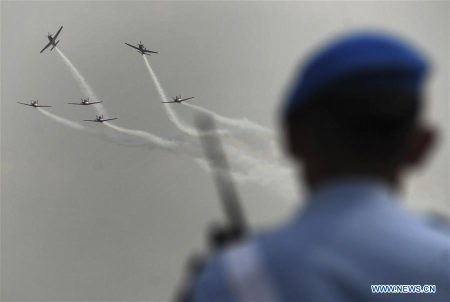 INDONESIA-MAGETAN-AEROBATIC PERFORMANCE