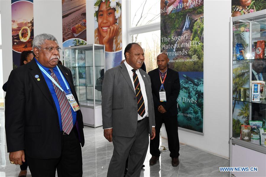 (EXPO 2019)CHINA-BEIJING-HORTICULTURAL EXPO-PAPUA NEW GUINEA BOOTH-PATO-VISIT (CN)