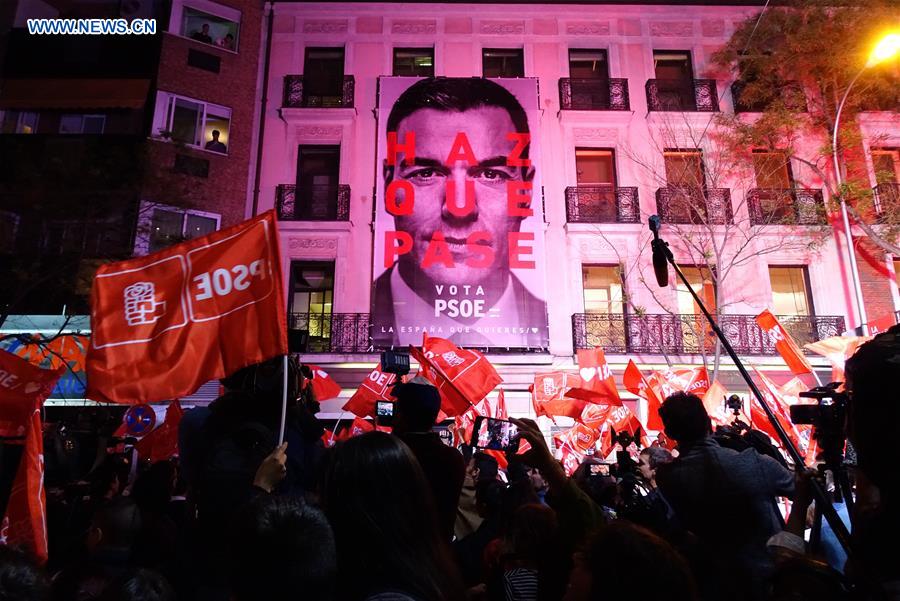 SPAIN-MADRID-ELECTION-SOCIALIST PARTY