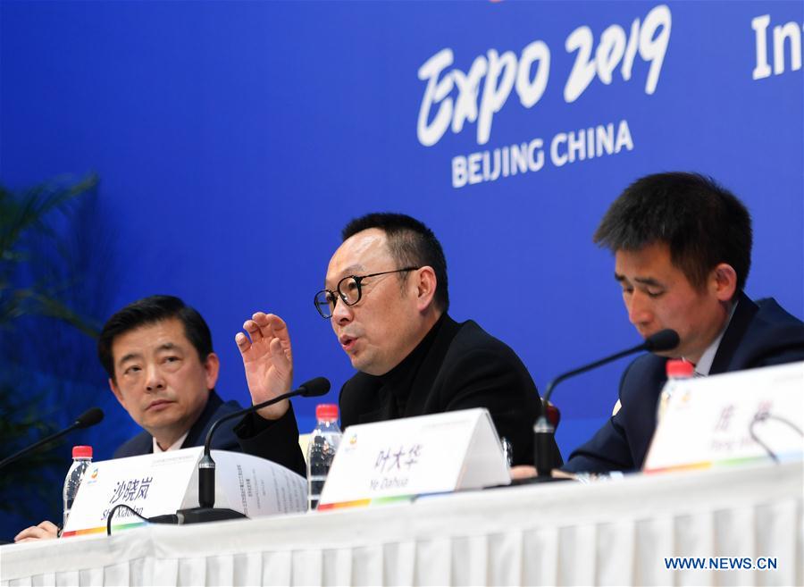 (EXPO 2019)CHINA-BEIJING-HORTICULTURAL EXPO-OPENING-GALA-PRESS CONFERENCE (CN)