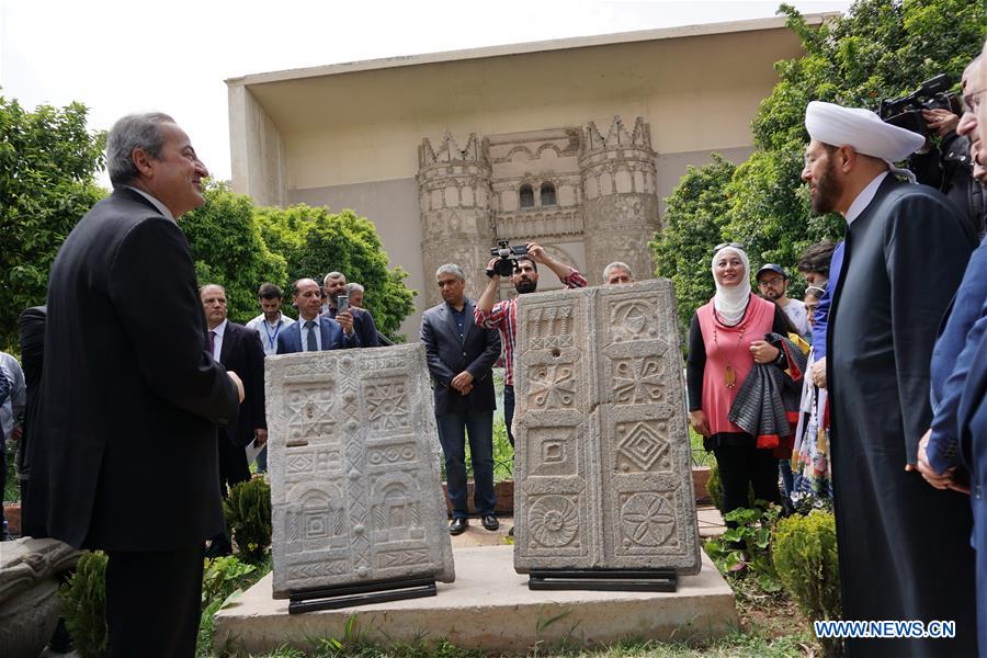 SYRIA-DAMASCUS-STOLEN ARCHAEOLOGICAL PIECES-RETURN