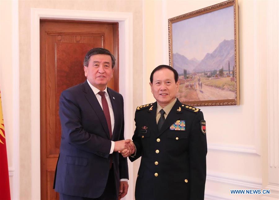 KYRGYZSTAN-BISHKEK-CHINESE DEFENSE MINISTER-MEETING