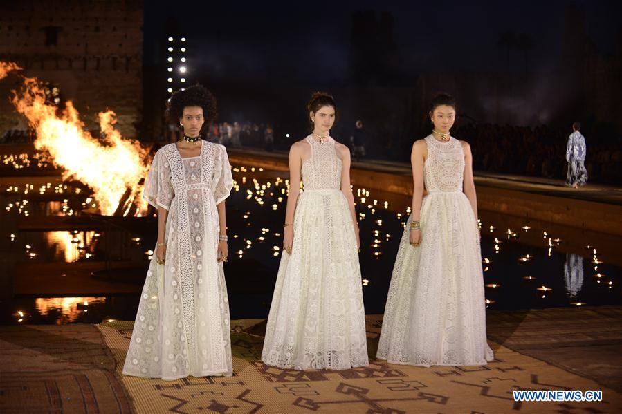 MOROCCO-MARRAKECH-CHRISTIAN DIOR-FASHION SHOW