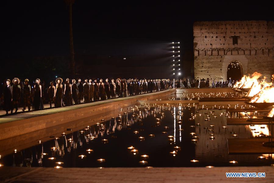 MOROCCO-MARRAKECH-CHRISTIAN DIOR-FASHION SHOW