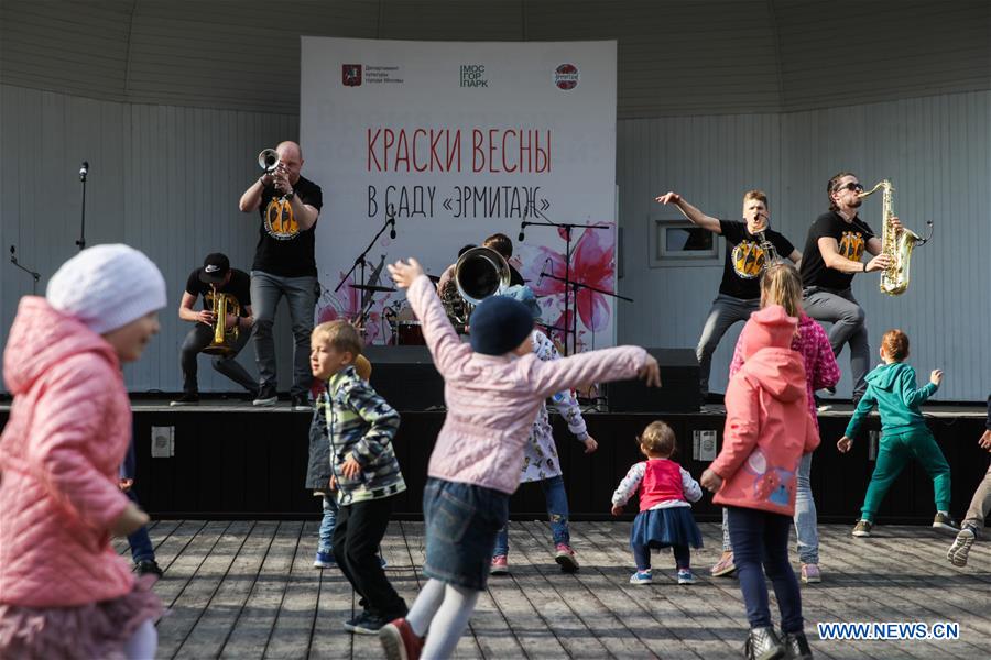 RUSSIA-MOSCOW-SPRING AND LABOR CELEBRATION