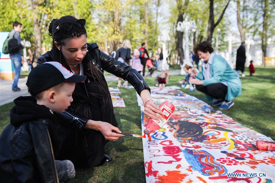 RUSSIA-MOSCOW-SPRING AND LABOR CELEBRATION