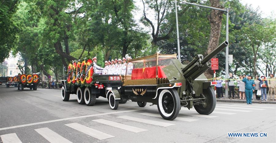 VIETNAM-HANOI-FORMER PRESIDENT-MEMORIAL SERVICE