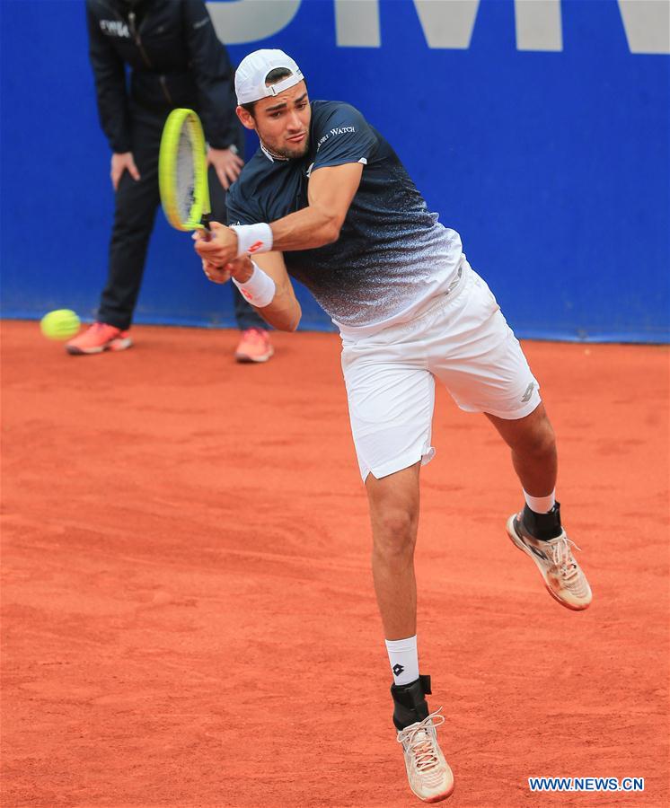 (SP)GERMANY-MUNICH-TENNIS-BMW OPEN-QUARTERFINALS-MATTEO BERRETTINI VS PHILIPP KOHLSCHREIBER