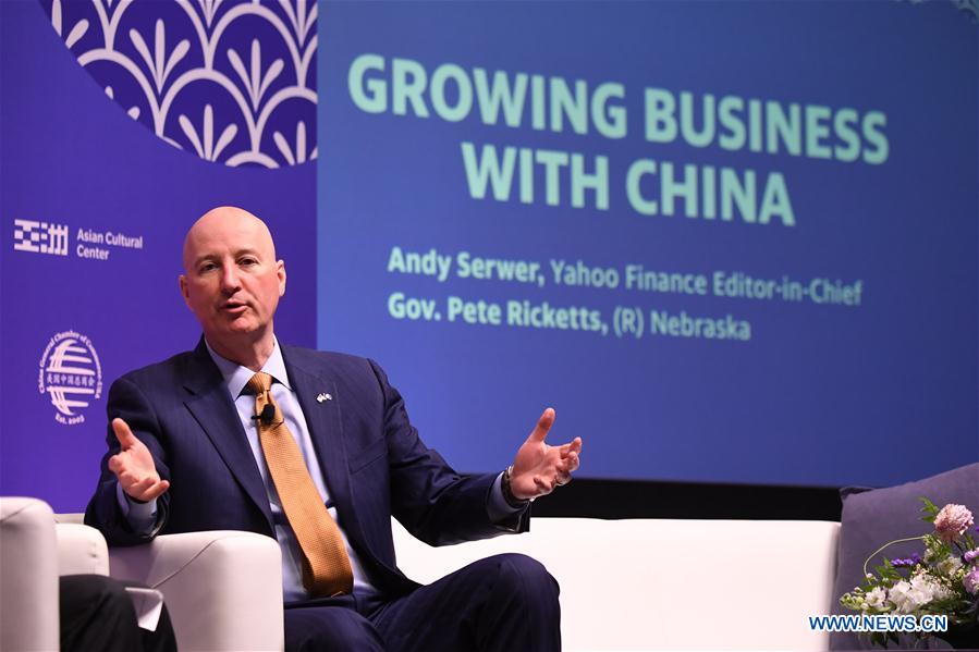 U.S.-OMAHA-PETE RICKETTS-U.S.-CHINA INVESTMENT FORUM