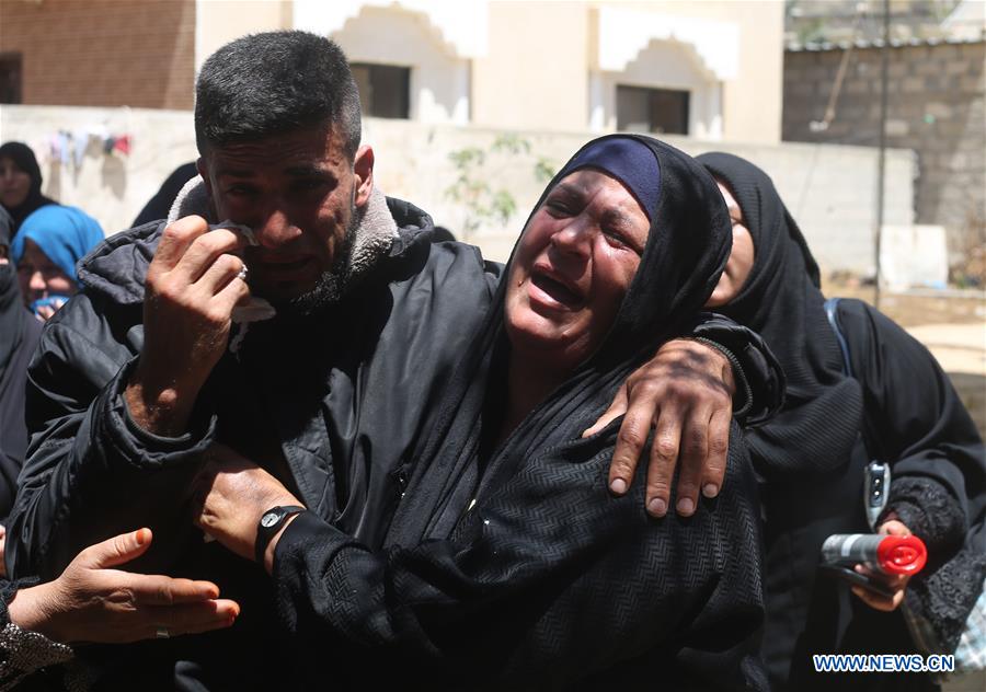 MIDEAST-GAZA-FUNERAL