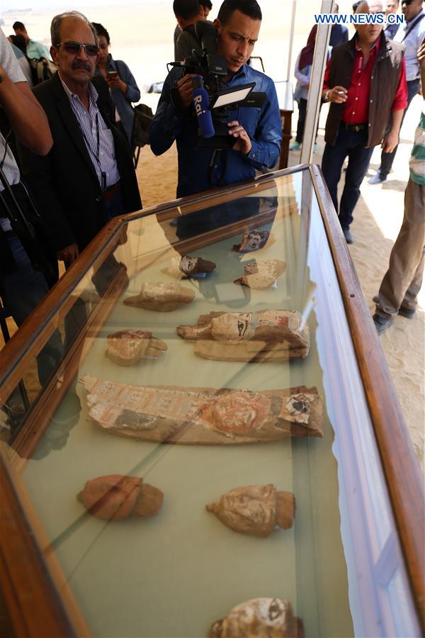 EGYPT-GIZA-PYRAMID-PHARAONIC TOMBS-DISCOVERY