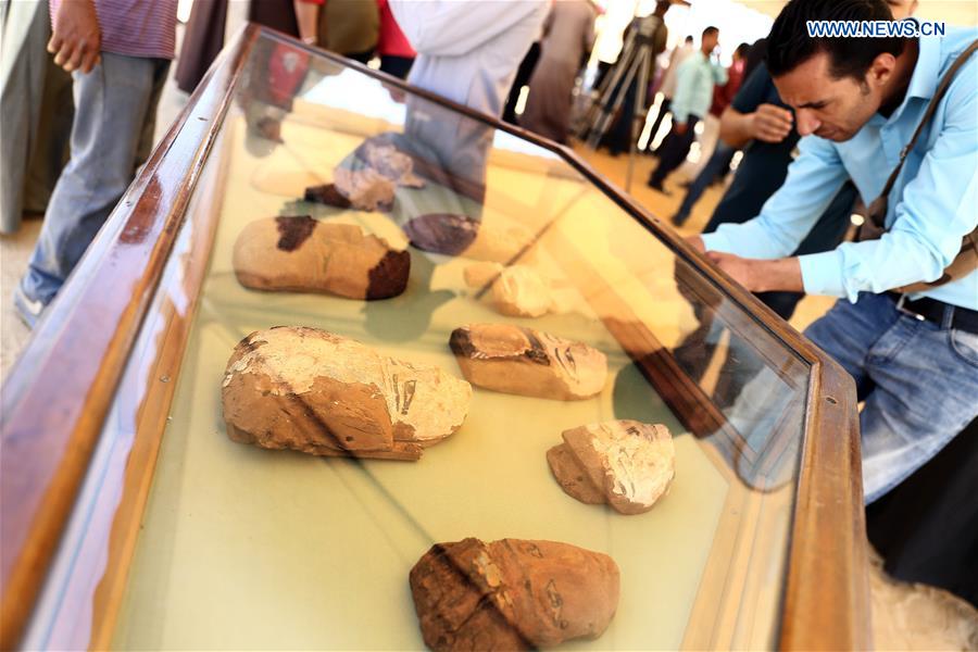 EGYPT-GIZA-PYRAMID-PHARAONIC TOMBS-DISCOVERY