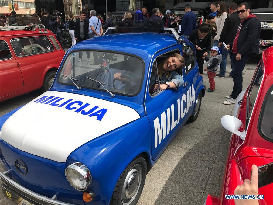 BOSNIA AND HERZEGOVINA-SARAJEVO-VINTAGE CARS-SHOW