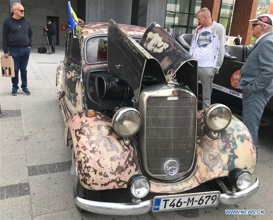 BOSNIA AND HERZEGOVINA-SARAJEVO-VINTAGE CARS-SHOW