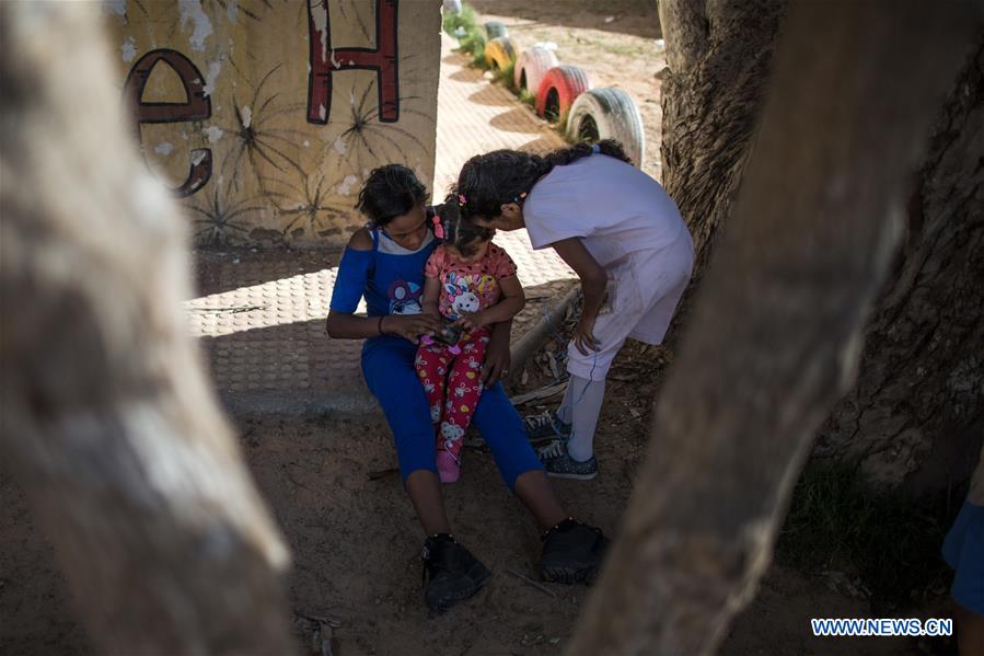 LIBYA-TRIPOLI-CONFLICT-DISPLACED CHILDREN