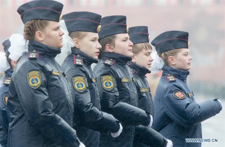 RUSSIA-ST. PETERSBURG-VICTORY DAY-PARADE-REHEARSAL
