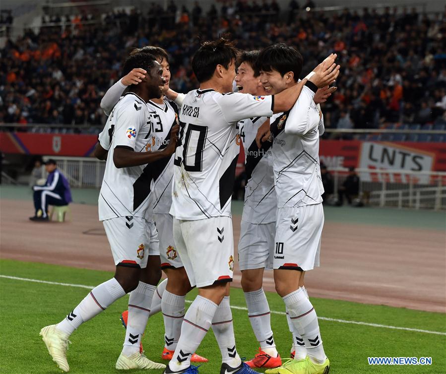 (SP)CHINA-SHANDONG-JINAN-SOCCER-AFC CHAMPIONS LEAGUE-GROUP E