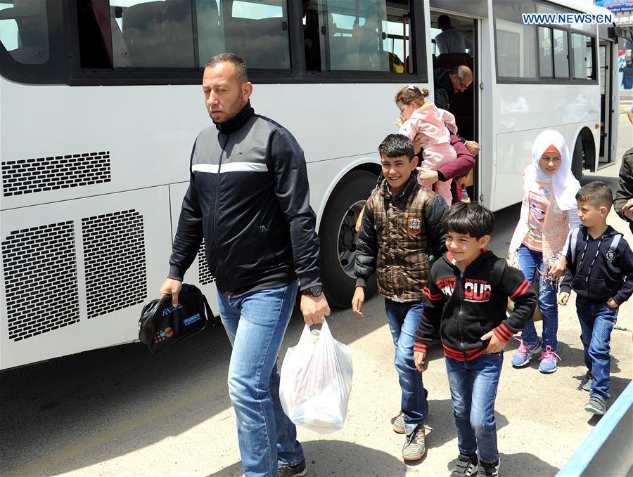 SYRIA-DARAA-REFUGEES-RETURN