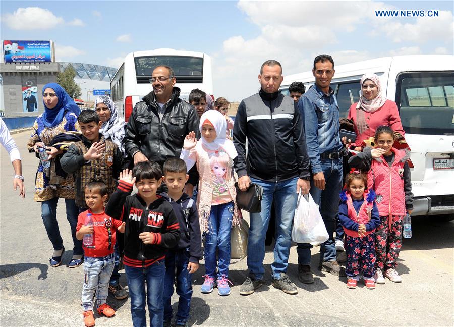 SYRIA-DARAA-REFUGEES-RETURN