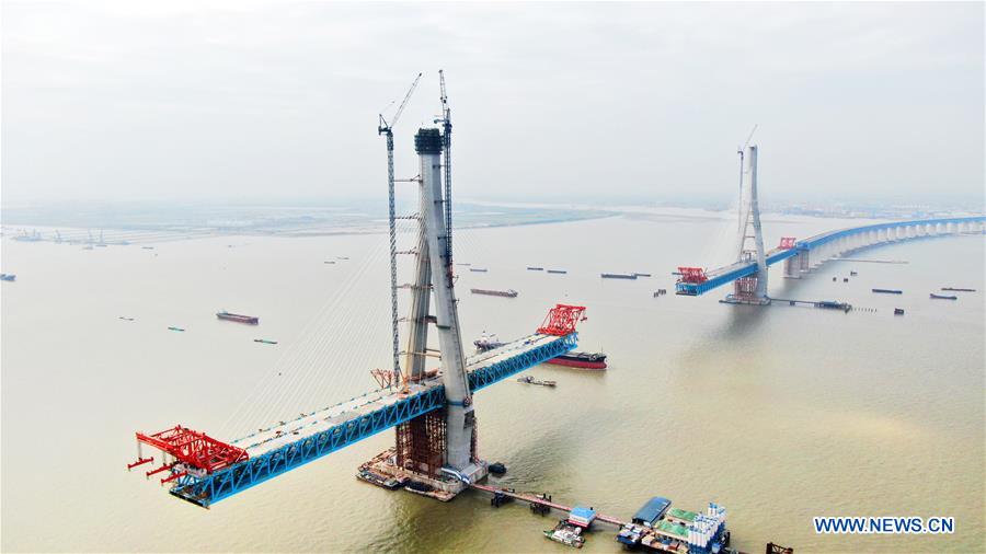 #CHINA-JIANGSU-NANTONG-BRIDGE-CONSTRUCTING (CN)