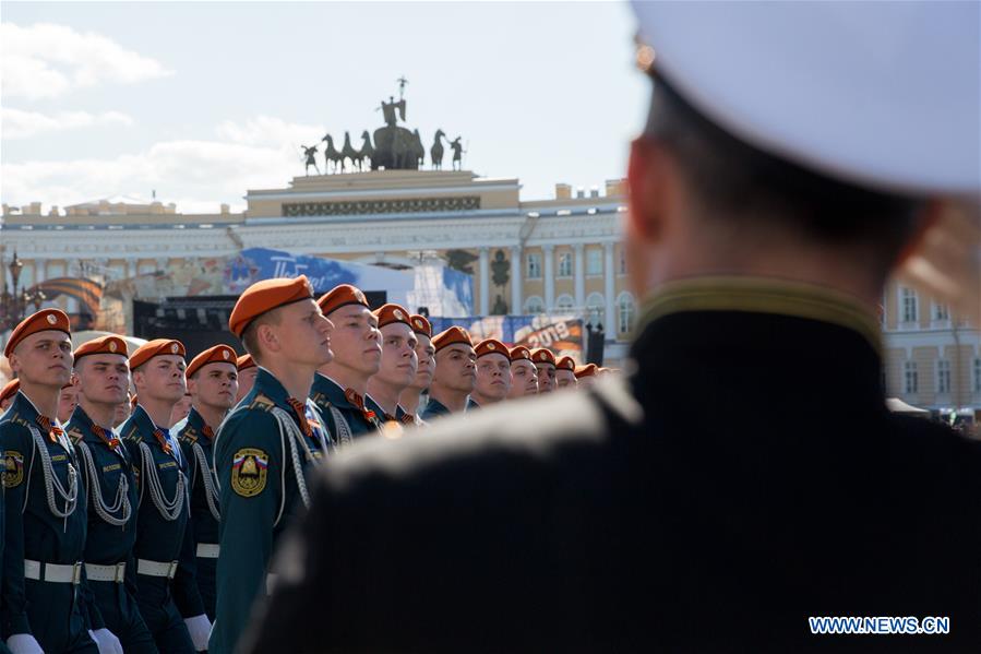 RUSSIA-ST. PETERSBURG-VICTORY DAY-PARADE