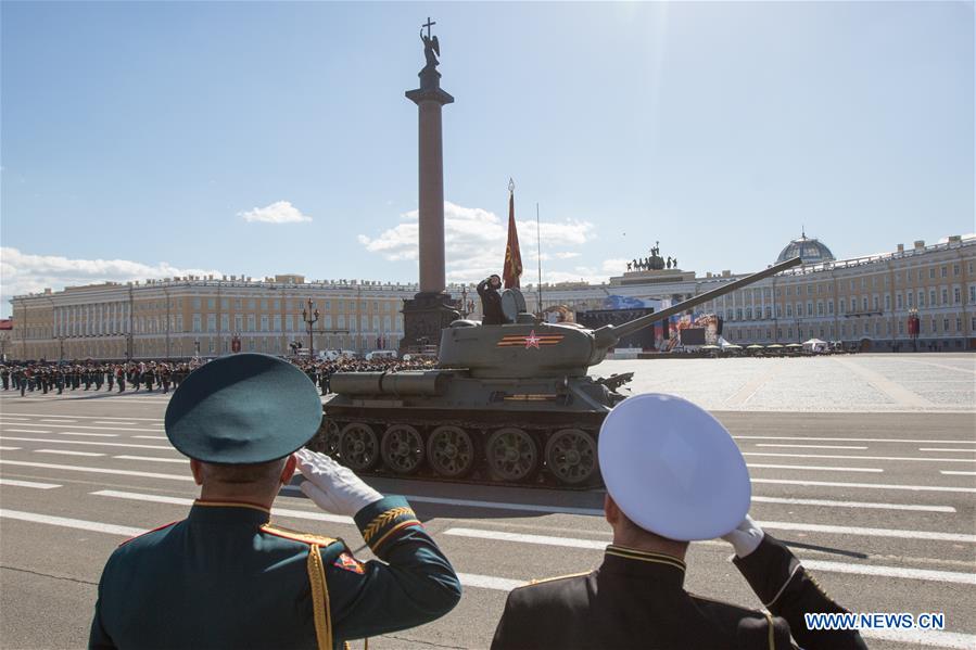 RUSSIA-ST. PETERSBURG-VICTORY DAY-PARADE